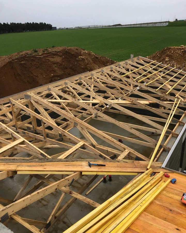 Charpente près de La Tranche-sur-Mer